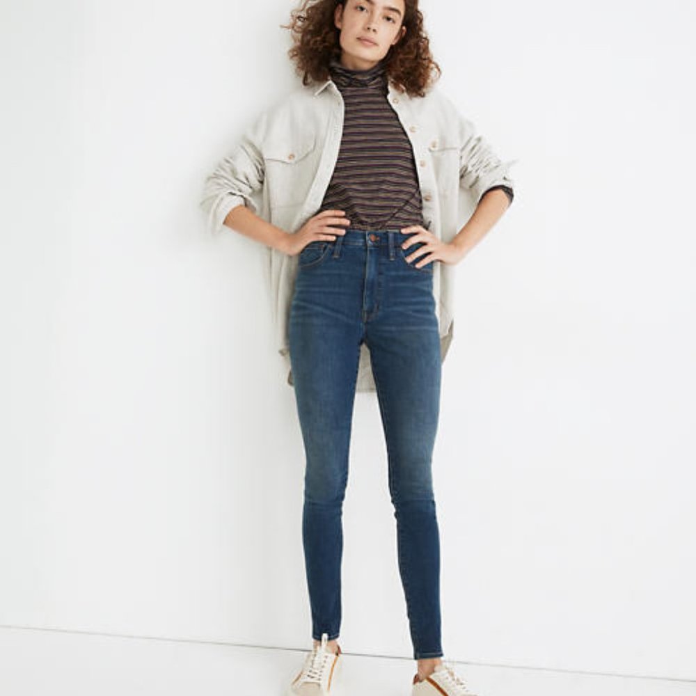 Tall 10" High-Rise Roadtripper Supersoft Jeans in Playford Wash Madewell